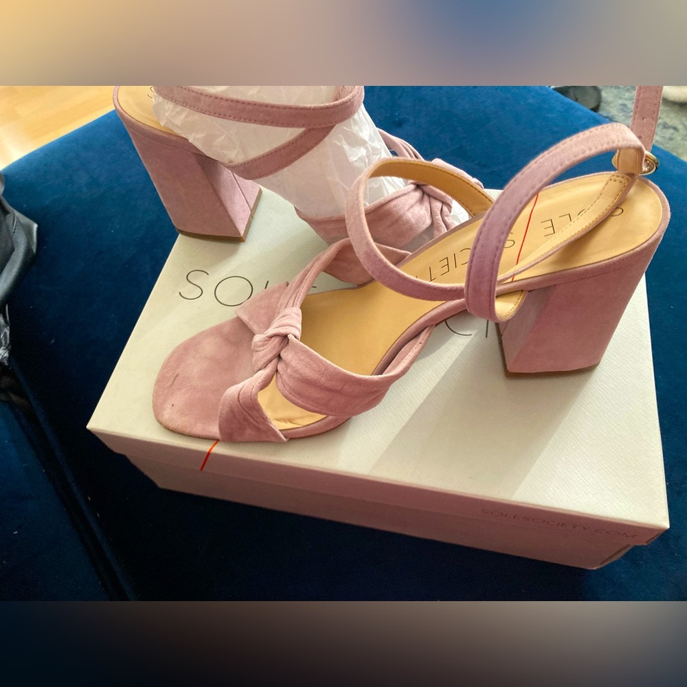Sole Society suede heels